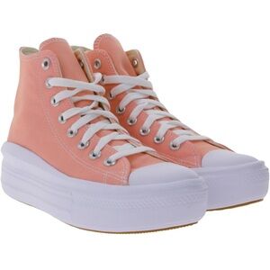 NEW Women's Converse ALL Star Move Lift High Top A03544C Flamingo Pink Peach